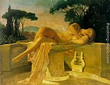 Paul Delaroche Famous Paintings - Girl in a Basin